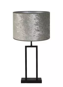 Настольная лампа Light & Living Shiva/Chelsea цвет schwarz/silber