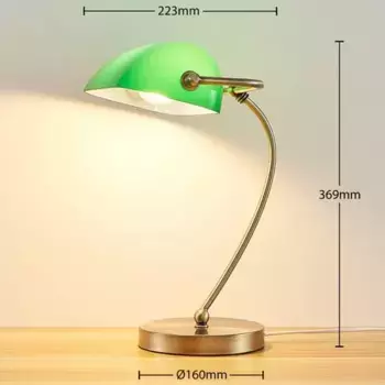 Настольная лампа LINDBY, зеленый