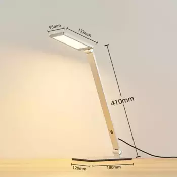 Настольная лампа LUCANDE, серебряный