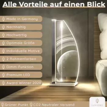 Настольная лампа LUVERRE, серебряный