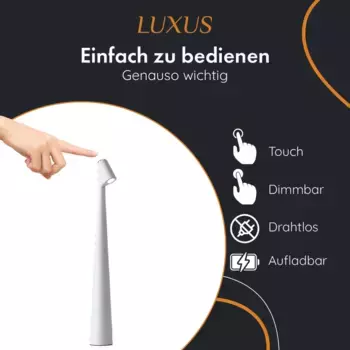 Настольная лампа LUXUS, белый