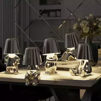 Настольная лампа LUXUS, черный