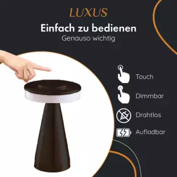 Настольная лампа LUXUS, черный