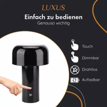 Настольная лампа LUXUS, черный