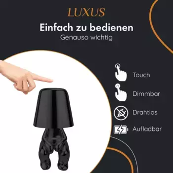 Настольная лампа LUXUS, черный