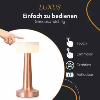 Настольная лампа LUXUS, розовый