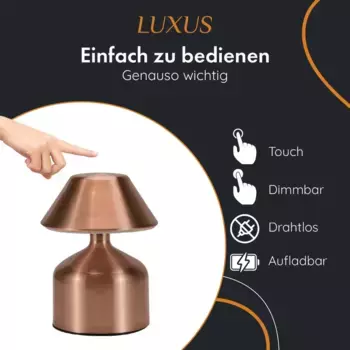 Настольная лампа LUXUS, розовый