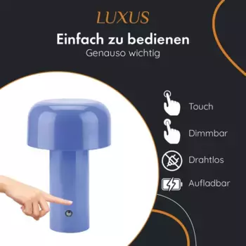 Настольная лампа LUXUS, синий