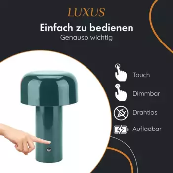 Настольная лампа LUXUS, зеленый