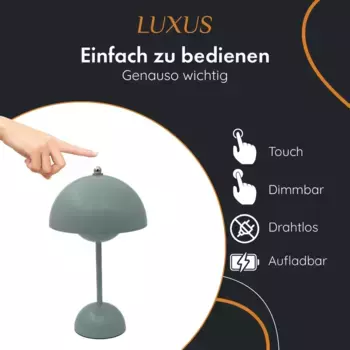 Настольная лампа LUXUS, зеленый