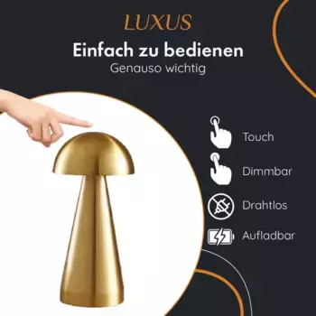 Настольная лампа LUXUS, золотой