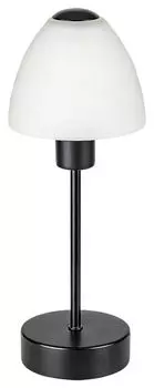 Настольная лампа LYDIA металл матовый черный E14 1x MAX 40Вт В:32,5см 12см с регулируемой яркостью и сенсорным выключателем Rabalux