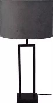 Настольная лампа masterlight Veneto 1 лампочка бархатно-серый 68x37x37см