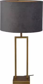 Настольная лампа masterlight Veneto 1 лампочка бархатно-серый 68x37x37см