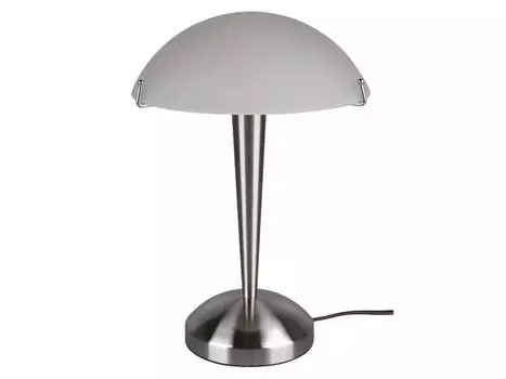 Настольная лампа MeineWunschleuchte Silber Wei per Touch dimmbar, серебристый/белый