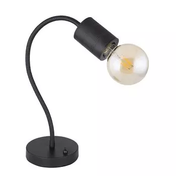 Настольная лампа, металл алюминий, матовый черный, Flexo Spot, H 59 см Globo Lighting