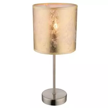 Настольная лампа, металл, никель, золото, H 35см etc-shop