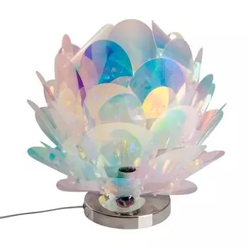 Настольная лампа, металл, переливающийся, H 41 см Nve