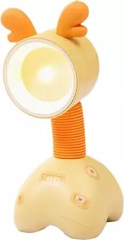 Настольная лампа MINI, прикроватная лампа, настольная лампа с изображением животных, магнитная выдвижная ночная лампа, настольные лампы для гостиной, спальни (желтая) yozhiqu