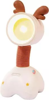 Настольная лампа MINI, прикроватная лампа, настольная лампа с изображением животных, магнитный выдвижной ночник, настольные лампы для гостиной, спальни (кремовый) yozhiqu