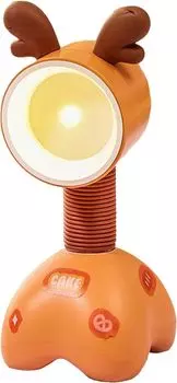 Настольная лампа MINI, прикроватная лампа, настольная лампа с изображением животных, магнитная выдвижная ночная лампа, настольные лампы для гостиной, спальни (коричневые) yozhiqu