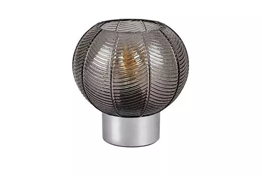 Настольная лампа MONET металл хром стекло тонированное E27 1 X макс.40Вт Ш:20см 19см Rabalux