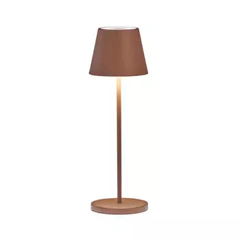 Настольная лампа на аккумуляторе 11x34 см, цвет Rostfarben