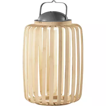 Настольная лампа на аккумуляторе Fabas Luce, 24x42 см, пепельный