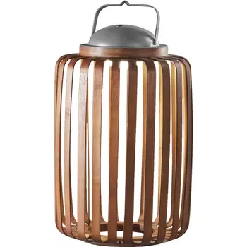 Настольная лампа на аккумуляторе Fabas Luce, 24x42 см, ореховый