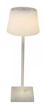 Настольная лампа на аккумуляторе Novel, 12x38 см, белый