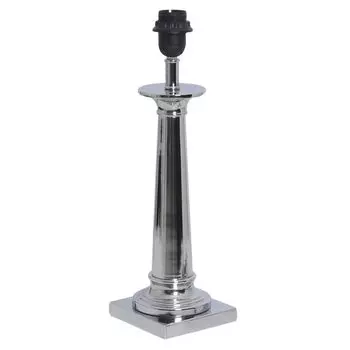 Настольная лампа на ножке Nve - Материал: металл + пластик - Цвет: хром; 122842