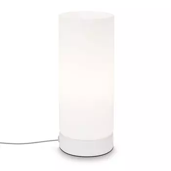 Настольная лампа Настольная лампа кабельный выключатель 1xE14 40Вт белый стекло-металл Briloner