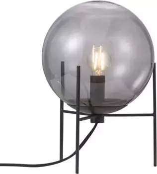 Настольная лампа Nordlux "Alton", 1 лампочка, лампочка E14 | без лампочек 20 см, Высота: 29 см, черный/дымчато-серый