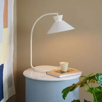 Настольная лампа Nordlux Dial белого цвета E27, белый