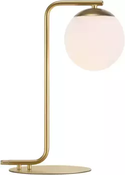 Настольная лампа Nordlux "Грант", 1 лампочка, лампочка E14 | без лампочек 14,5 см, Высота: 41 см, цвет messingfarben/wei