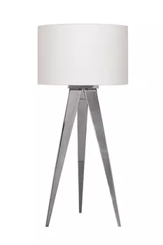 Настольная лампа Nve, 61,5x28 см, хромированный