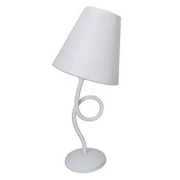 Настольная лампа Nve - текстиль/металл - цвет абажура: белый; 3116123