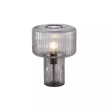 Настольная лампа Paul Neuhaus «FUNGUS», 1 лампочка, лампочка E27 | без лампочки, эксклюзив Е27, выключатель, шнуровой выключатель, цвет rauchgrau