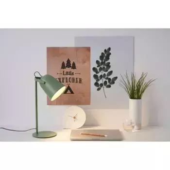 Настольная лампа Pauleen «Настоящая фисташка», 1 лампочка, лампочка E14 | без лампочки, E14, металл нежно-зеленый