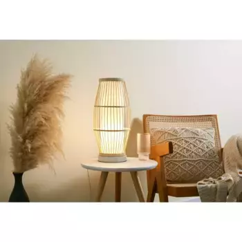 Настольная лампа Pauleen "Woody Passion max20W бежевый 230В бамбук/пластик", 1 лампочка, лампочка E27 | без лампочки, Е27