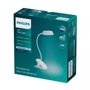 Настольная лампа Philips, белый