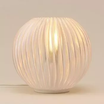 Настольная лампа Philips Mycreation Jagg One с 3D-печатью белого и прозрачного цвета E27, белый