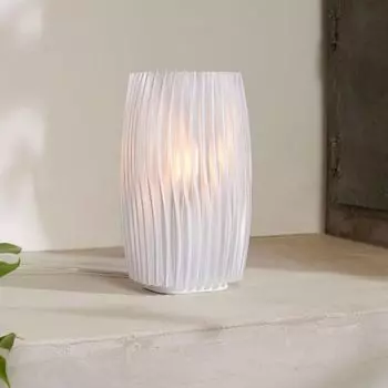 Настольная лампа Philips Mycreation Jagg Three с 3D-печатью в белом и прозрачном цвете E27, белый