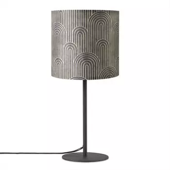 Настольная лампа, прикроватная тумбочка, тканевый абажур, настенный светильник для гостиной, настольная лампа, винтажная Paco Home, черный