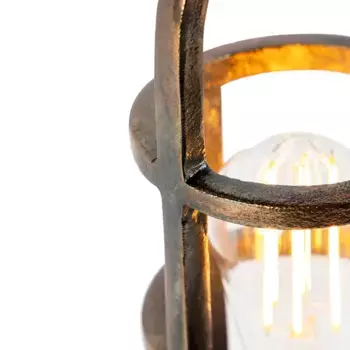 Настольная лампа QAZQA, цвет Bronze