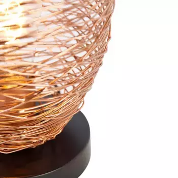 Настольная лампа QAZQA, медный