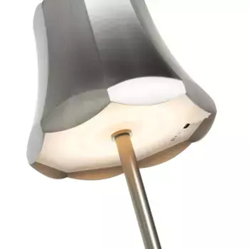 Настольная лампа QAZQA, серебряный