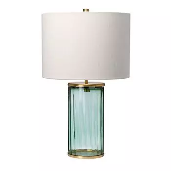 Настольная лампа QUINTIESSE Reno E27 1x40W сталь, состаренная латунь; Оригами из искусственного шелка Высота: 60,4 см 35,5 см с переключателем Elstead Lighting