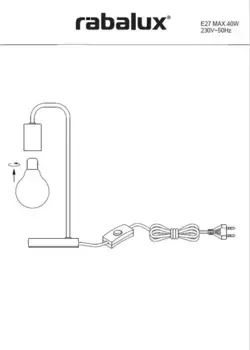 Настольная лампа Rabalux