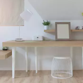 Настольная лампа Relaxdays, белый